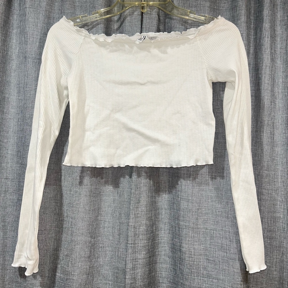 H&M White Long Sleeve